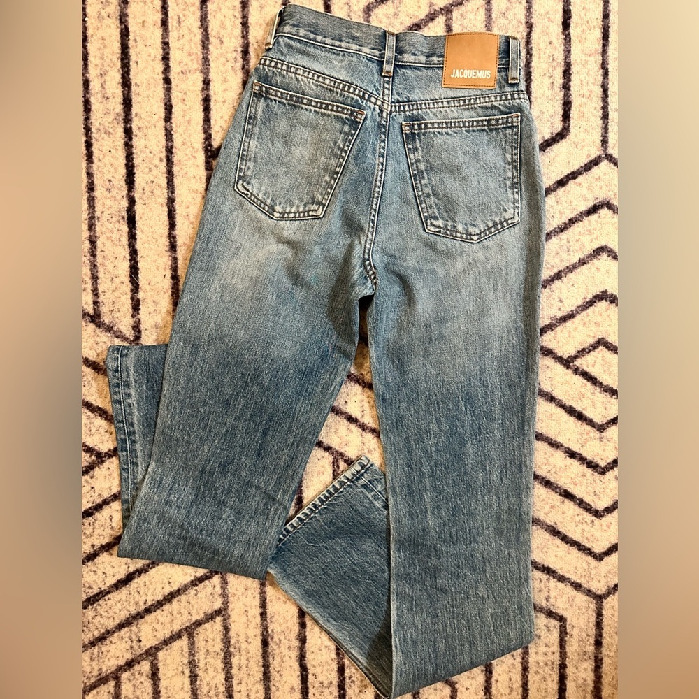 Jacquemus Blue Le Chouchou ‘Le De Nîmes’ Jeans Brand New